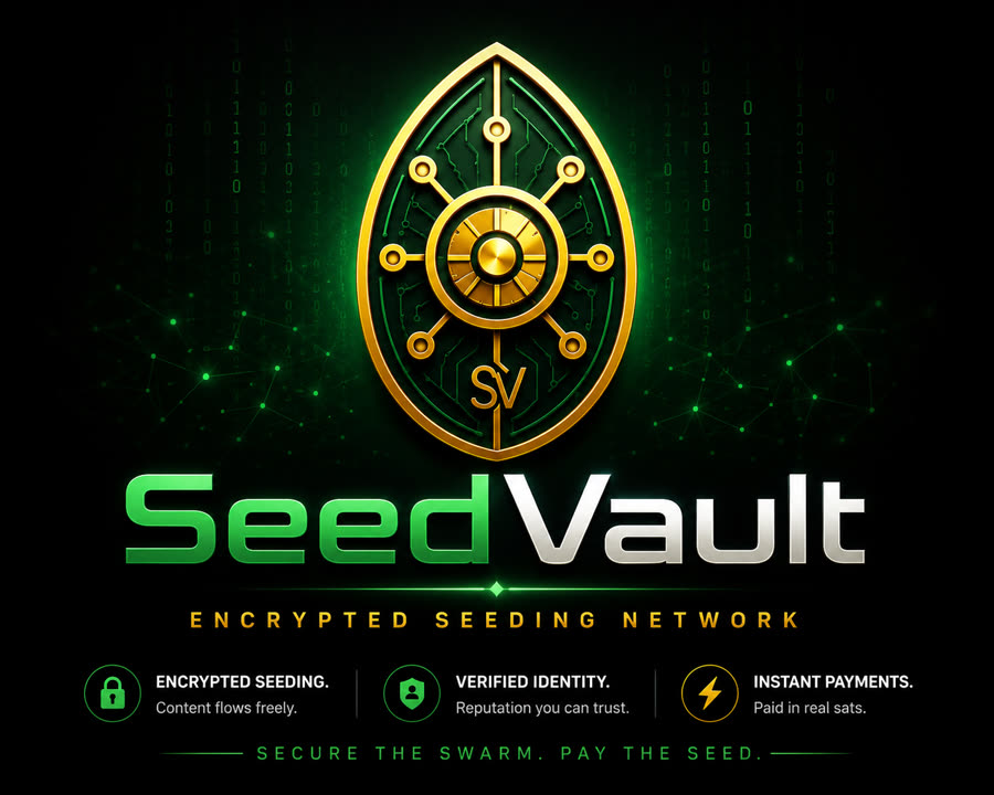 SeedVault — encrypted seeding network